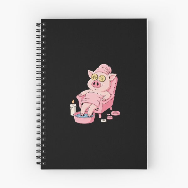 Item preview, Spa Day Relaxing Pig Cute Art, Love Pigs designed and sold by Shannon Bosley.