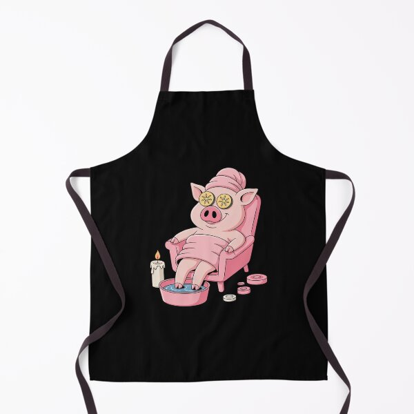 Item preview, Spa Day Relaxing Pig Cute Art, Love Pigs designed and sold by Shannon Bosley.