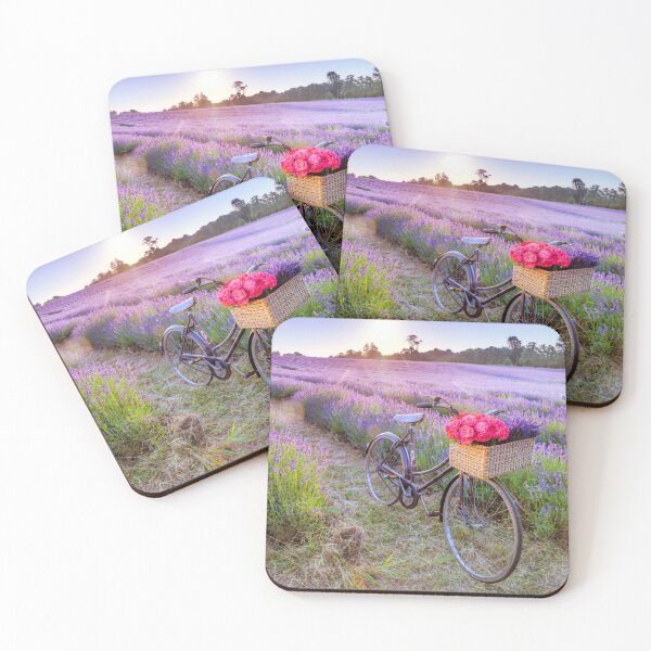 Item preview, Bicycle in a Lavender Field designed and sold by assaf.