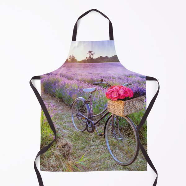 Item preview, Bicycle in a Lavender Field designed and sold by assaf.