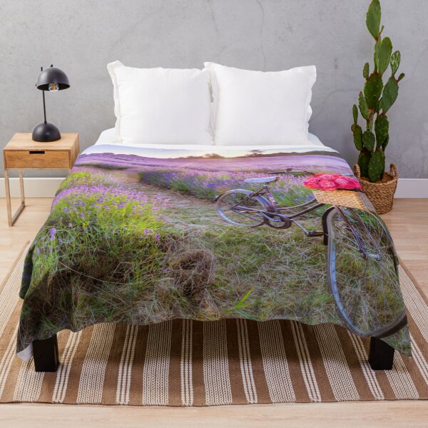 Item preview, Bicycle in a Lavender Field designed and sold by assaf.