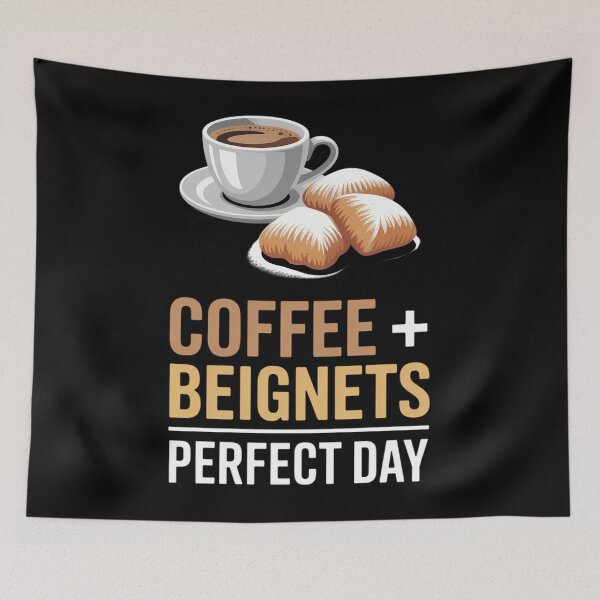 Item preview, Beignets Baker Coffee Mardi Gras New Orlean French Food designed and sold by EllenJast.