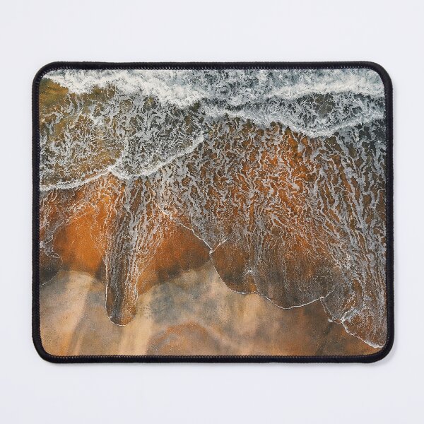 Item preview, Waves Lace Over Copper Sand. designed and sold by druidwolfart.