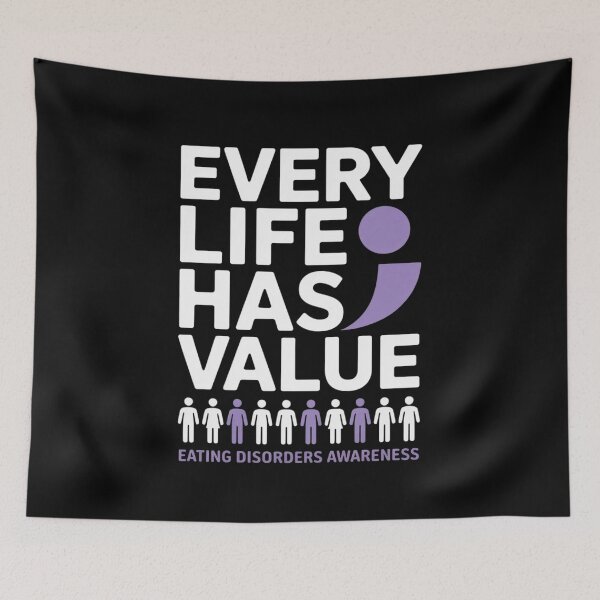 Item preview, Eating Disorder Awareness Life Matters designed and sold by RonnasJackson.