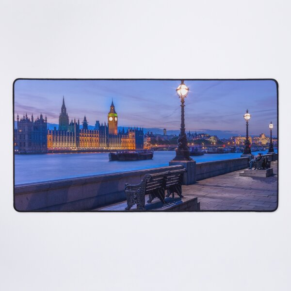 Item preview, Thames Promenade at Evening designed and sold by assaf.