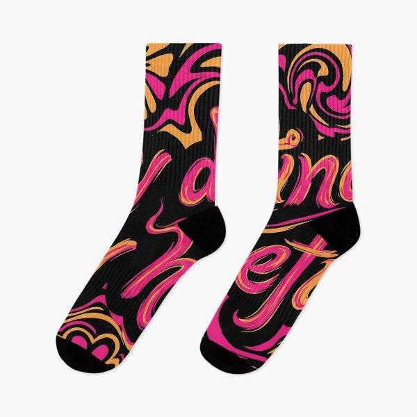 Item preview, Stay Distinct Stay Hopeful" 70s Retro Liquid Typography Art designed and sold by auxincaftan0o.