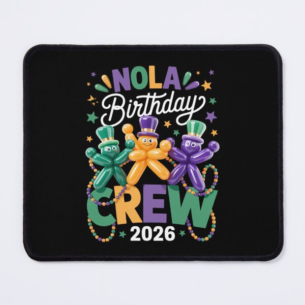 Item preview, NOLA Birthday Crew 2026 New Orleans Mardi Gras Carnival designed and sold by CruelShadesSt.