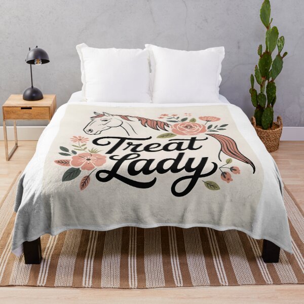 Item preview, Treat Lady Floral Horse Mom Equestrian Shirt designed and sold by Viktorio Art Shop.