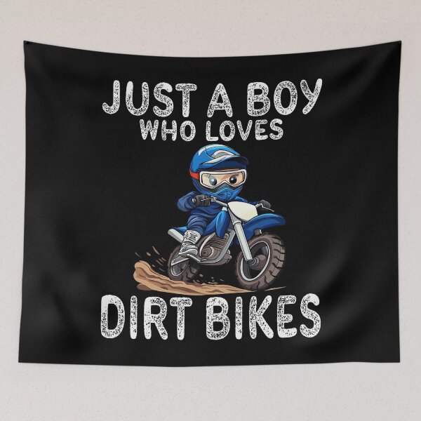 Item preview, Just A Boy Who Loves Dirt Bikes Dirt Bike designed and sold by knjisapueyesq.