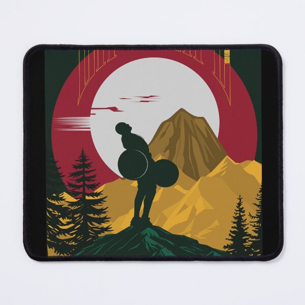Item preview, 1RSN - Lift 4 Life – Strength Beyond Limits Mountain Illustration designed and sold by 1RSN.