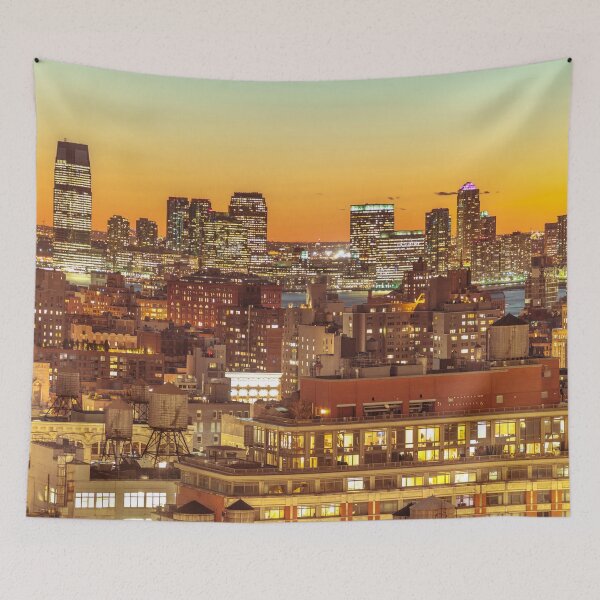 Item preview, Illuminated Manhattan Skyline designed and sold by assaf.