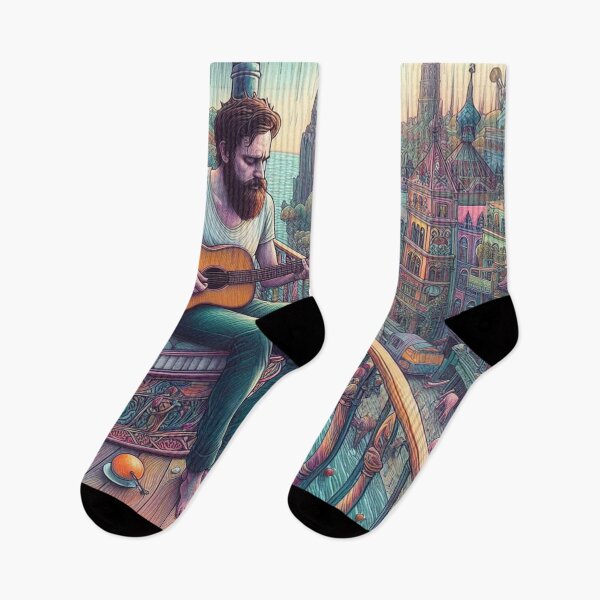 Item preview, Mr. Tillman – Surreal Americana Music-Inspired Illustration designed and sold by DiamondSkyShirt.
