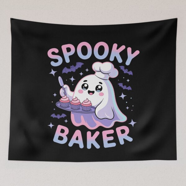 Item preview, Spooky Baker Ghost Chef Halloween Baking Bakery Cake Lover designed and sold by Shannon Bosley.