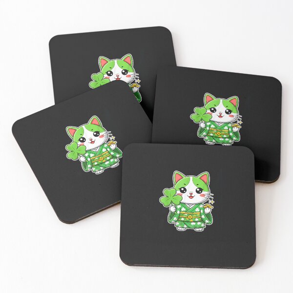 Item preview, Lucky Japanese Cat St Patrick’s Day designed and sold by SWEET-TINAPAY.