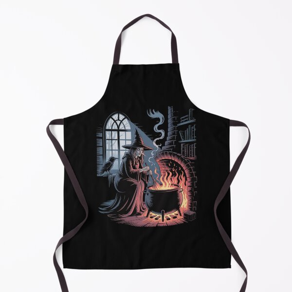 Item preview, Spooky Chef Witch with a Bubbling Cauldron Costume designed and sold by Shannon Bosley.