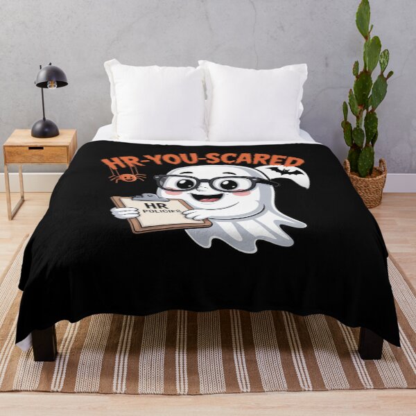 Item preview, Spooky Cute Ghost Human Resources Halloween HR Manager Team designed and sold by Shannon Bosley.