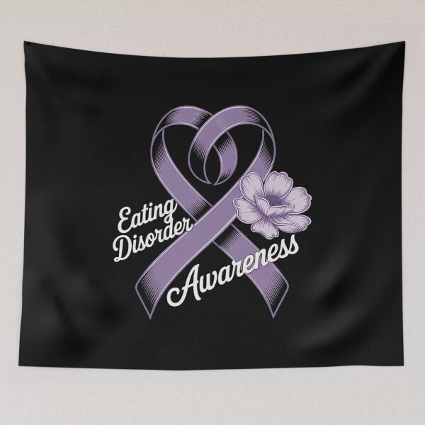 Item preview, Eating Disorder Awareness Support Warrior Recovery designed and sold by catsdothingz.