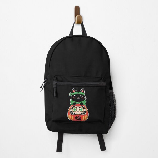 Item preview, Lucky Japanese Daruma Cat – St Patrick’s Day Green Edition designed and sold by SWEET-TINAPAY.