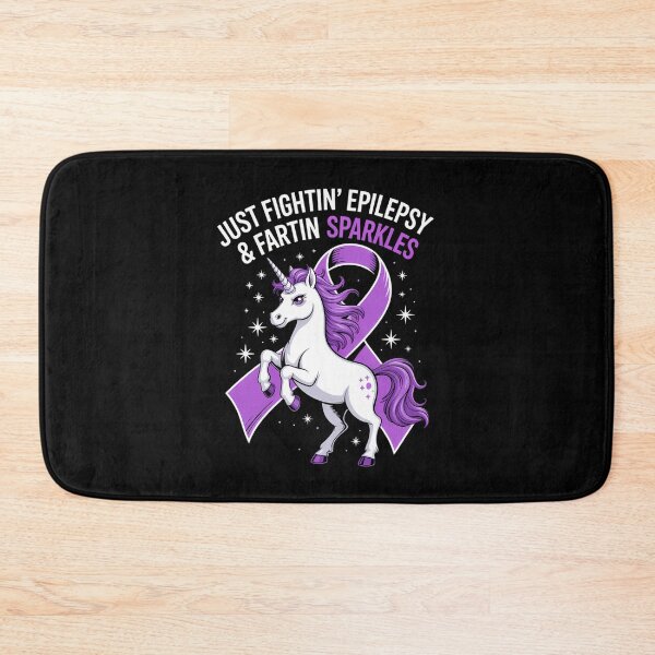 Item preview, Fightin_ Epilepsy Unicorn Epileptic Epilepsy designed and sold by comptorasunfia.