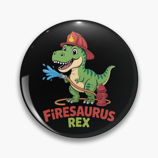 Item preview, Firefighting Tyrannosaurus Rex designed and sold by comptorasunfia.