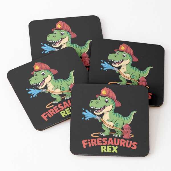 Item preview, Firefighting Tyrannosaurus Rex designed and sold by comptorasunfia.