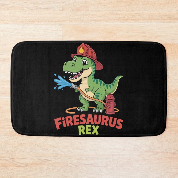 Item preview, Firefighting Tyrannosaurus Rex designed and sold by comptorasunfia.