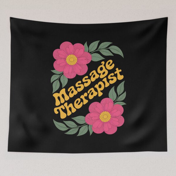 Item preview, Floral Massage Therapist Therapy designed and sold by comptorasunfia.