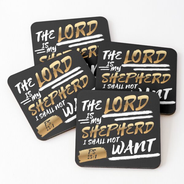Item preview, Psalm 23:1 The Lord Is My Shepherd (KJV) designed and sold by Clothed in Scripture.