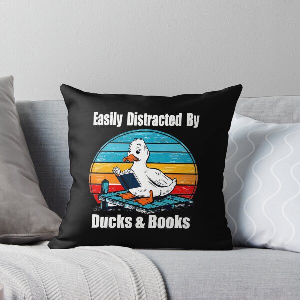 Item preview, Ducks Books Lover - Easily Distracted By Ducks Books designed and sold by charitashmoqs.