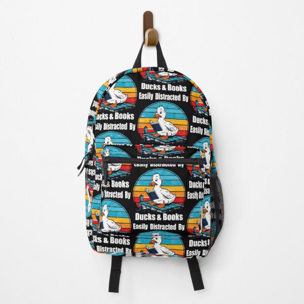 Item preview, Ducks Books Lover - Easily Distracted By Ducks Books designed and sold by charitashmoqs.