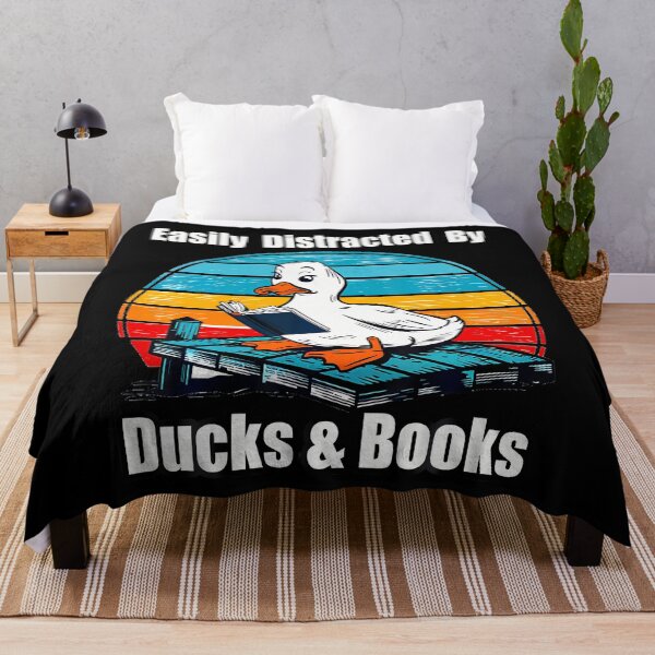 Item preview, Ducks Books Lover - Easily Distracted By Ducks Books designed and sold by charitashmoqs.
