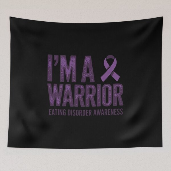 Item preview, Eating Disorder Awareness Warrior designed and sold by catsdothingz.