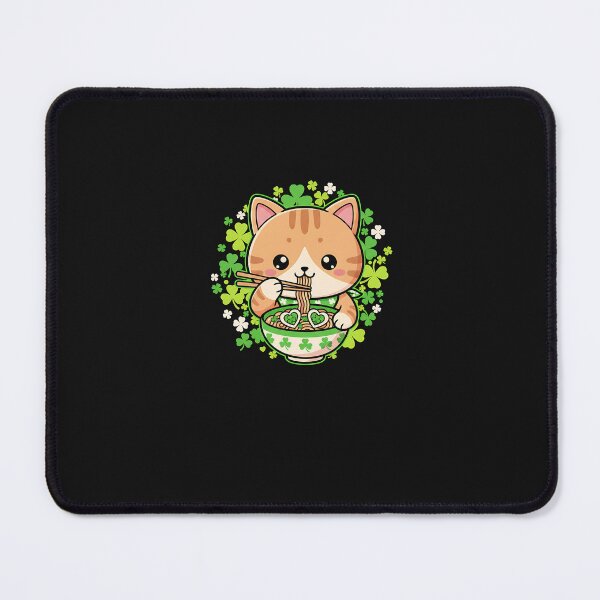 Item preview, Lucky Japanese Ramen Cat St Patrick’s Day designed and sold by SWEET-TINAPAY.