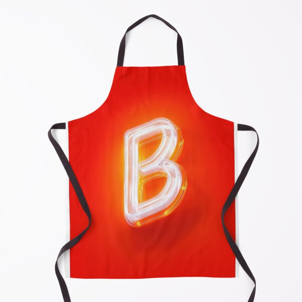 Item preview, Glowing Neon Letter B on Red Background – Modern Luminous Typography Art designed and sold by Grafititee.