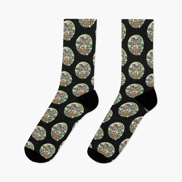 Item preview, Lucky Japanese Ramen Cat St Patrick’s Day Ukiyo-e designed and sold by SWEET-TINAPAY.