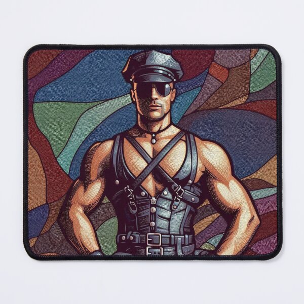 Item preview, Gay Leather Bar Pride Neo Leather San Francisco Pride Graphic Design designed and sold by ItsAKinkThing.