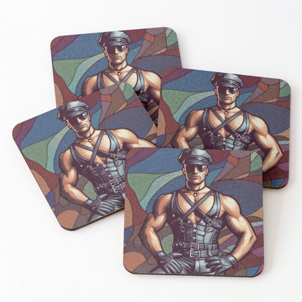 Item preview, Gay Leather Bar Pride Neo Leather San Francisco Pride Graphic Design designed and sold by ItsAKinkThing.