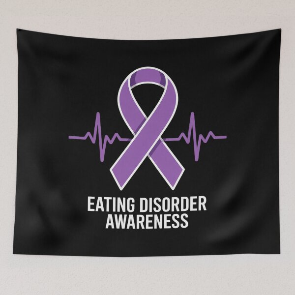 Item preview, Eating Disorder Survivor Heartbeat Awareness Warrior designed and sold by catsdothingz.