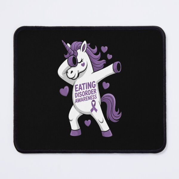 Item preview, Eating Disorder Survivor Unicorn Awareness Warrior designed and sold by catsdothingz.