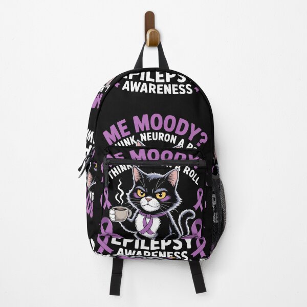 Item preview, Funny Epilepsy Awareness Cat designed and sold by comptorasunfia.