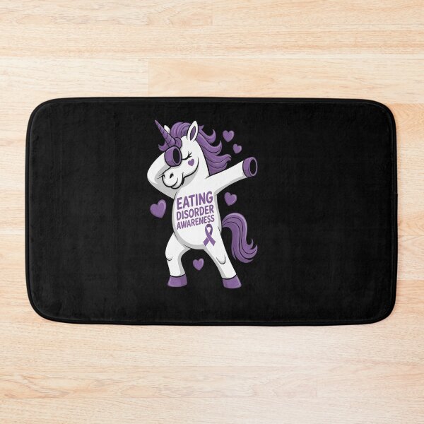 Item preview, Eating Disorder Survivor Unicorn Awareness Warrior designed and sold by catsdothingz.