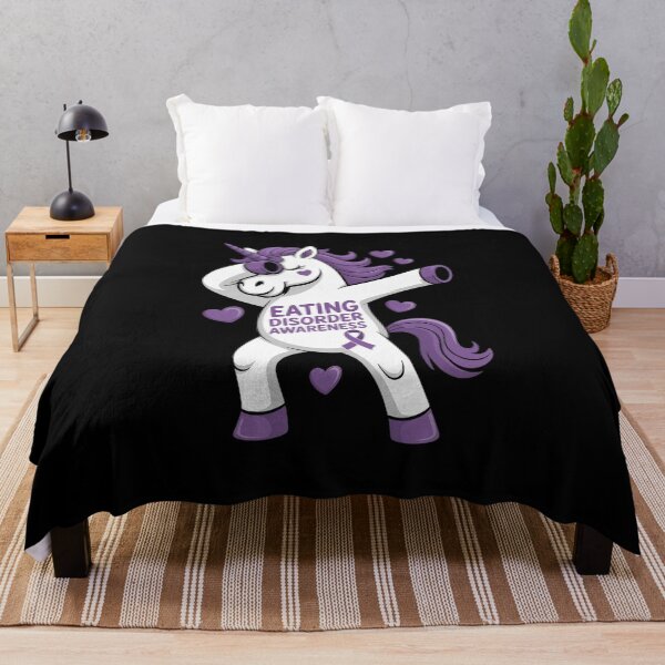 Item preview, Eating Disorder Survivor Unicorn Awareness Warrior designed and sold by catsdothingz.