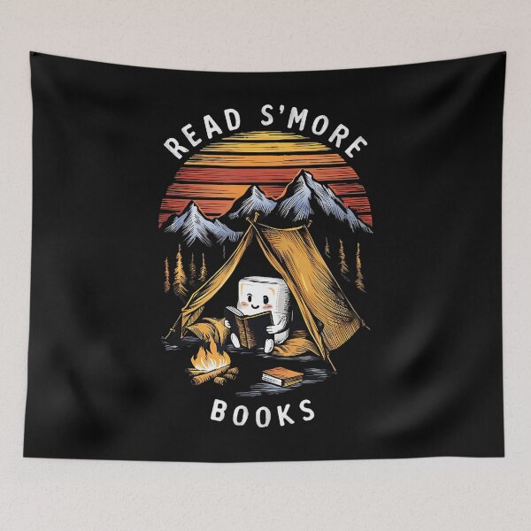 Item preview, Read S'More Books Camping Outdoors Travel Campfire Smores designed and sold by oglesum.