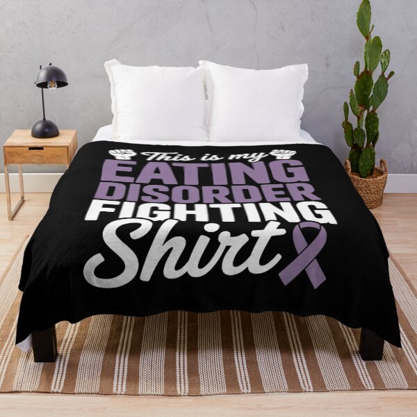 Item preview, Eating Disorder Warrior Survivor Awareness Get Well Recovery designed and sold by catsdothingz.