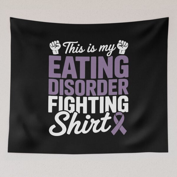 Item preview, Eating Disorder Warrior Survivor Awareness Get Well Recovery designed and sold by catsdothingz.