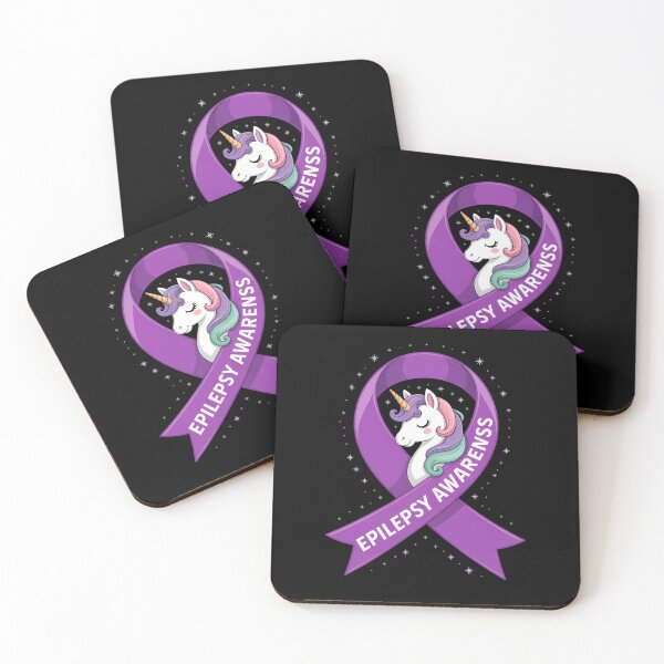 Item preview, Funny Epilepsy Awareness Unicorn Ribbon designed and sold by comptorasunfia.