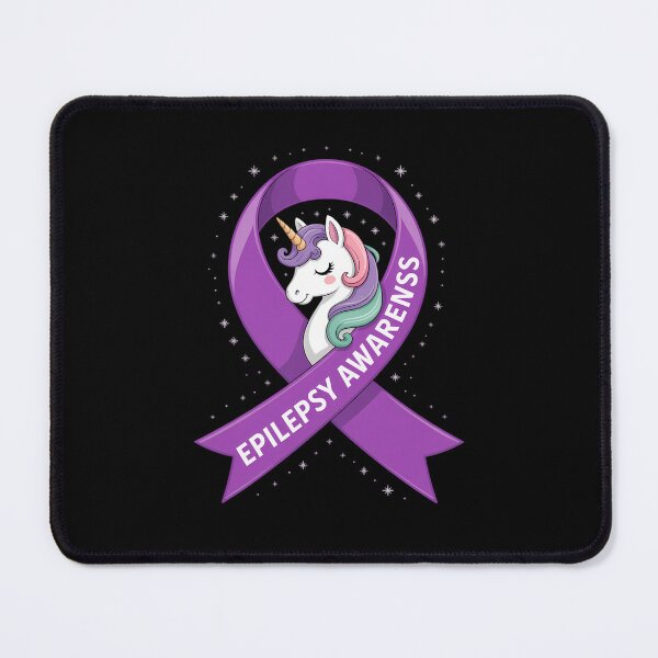 Item preview, Funny Epilepsy Awareness Unicorn Ribbon designed and sold by comptorasunfia.
