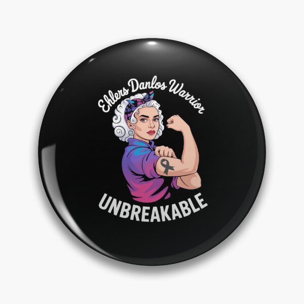 Item preview, EDS Warrior Ehlers Danlos Syndrome Warrior EDS Awareness designed and sold by catsdothingz.