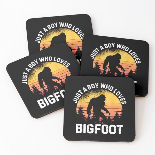 Item preview, Just A Boy Who Loves Bigfoot Funny Sasquatch Retro Bigfoot designed and sold by oglesum.