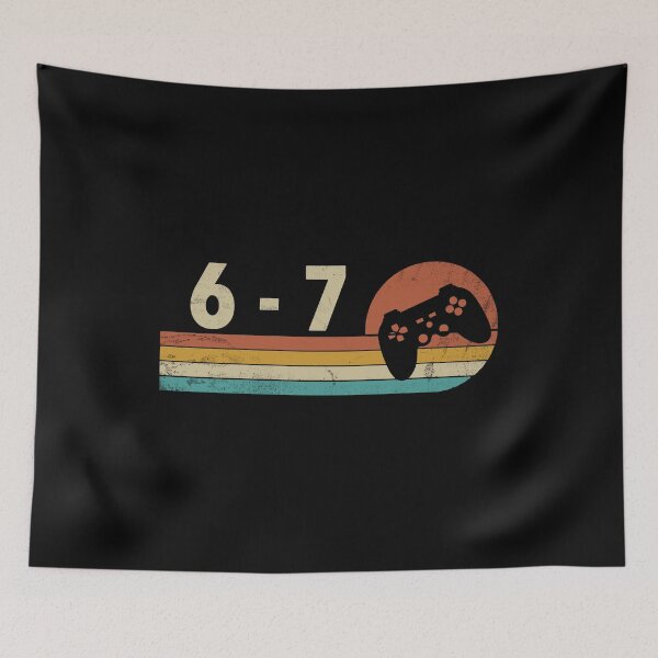 Item preview, Retro Gamer Level 6-7 Six Seven Birthday Shirt designed and sold by LashondaGreen89.